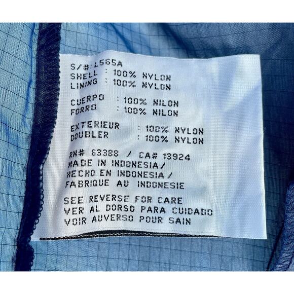 VTG‎ 1999 Super Bowl XXXIII Miami Windbreaker Jacket Men's Blue Sz L Pre-Owned - Picture 10 of 10